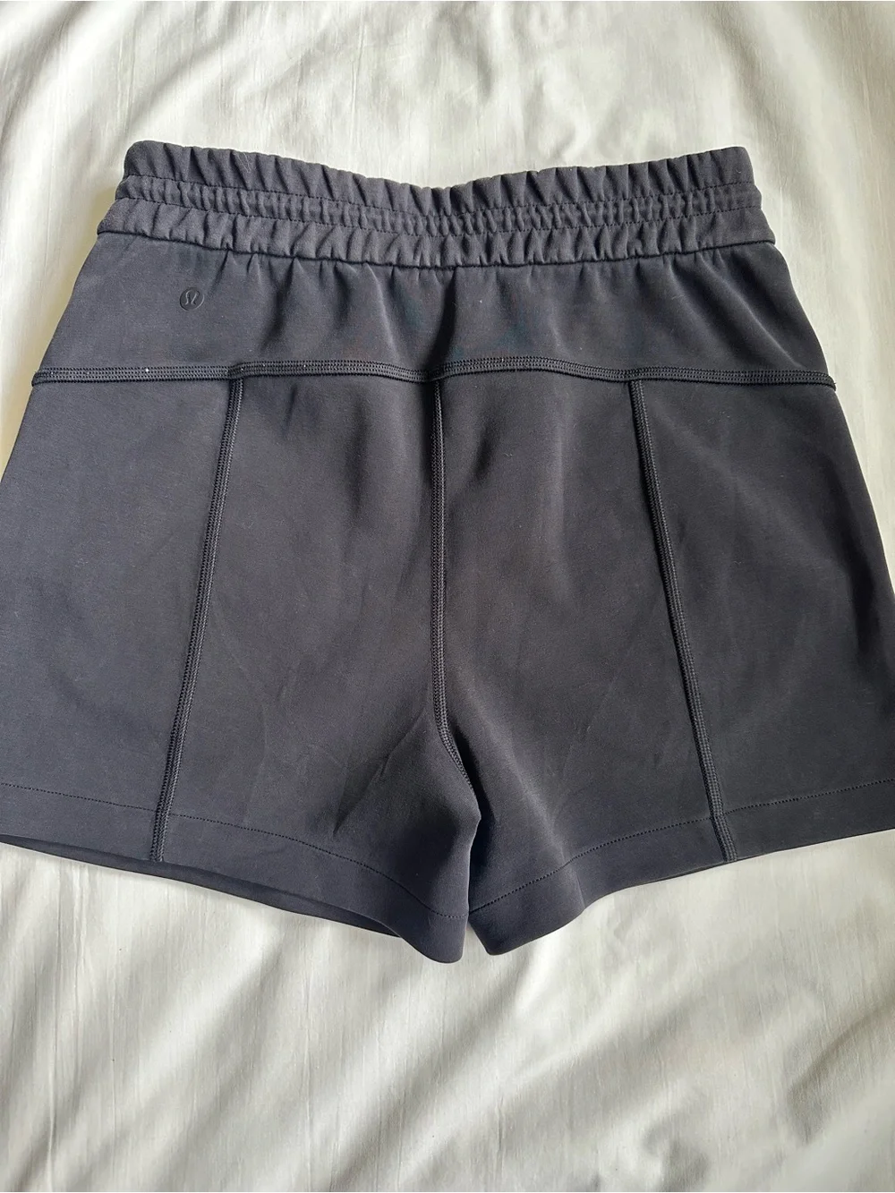 Lululemon Black Athletic Scuba-soft Drawstring Shorts